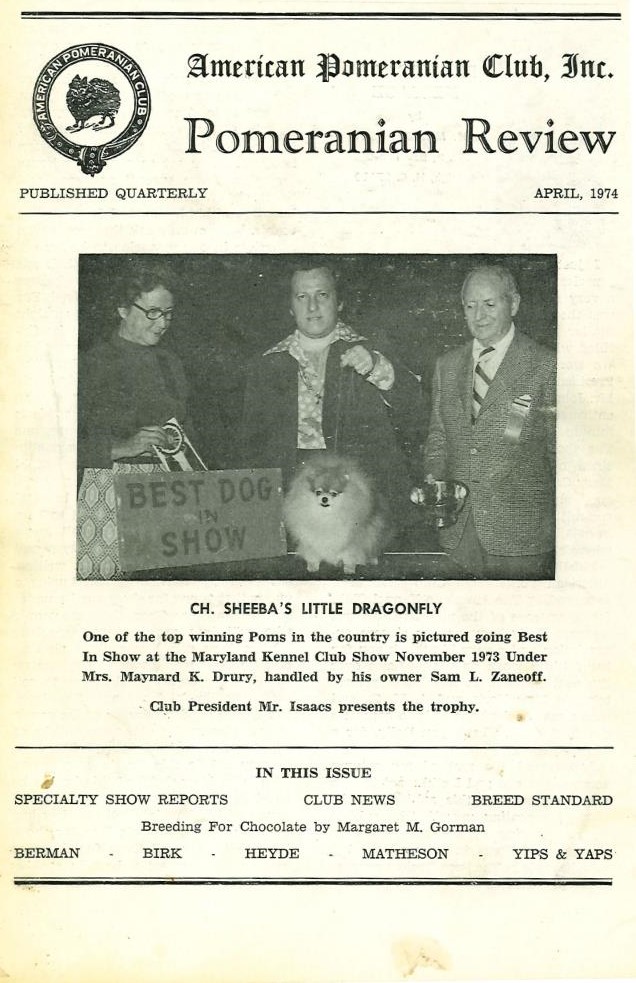 The Pomeranian Review April 1974 