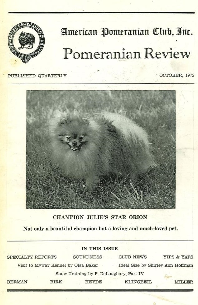 The Pomeranian Review October 1975 