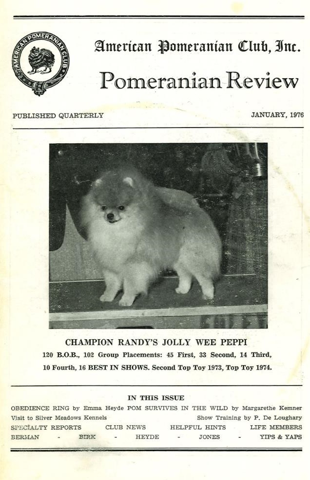 The Pomeranian Review January 1976 