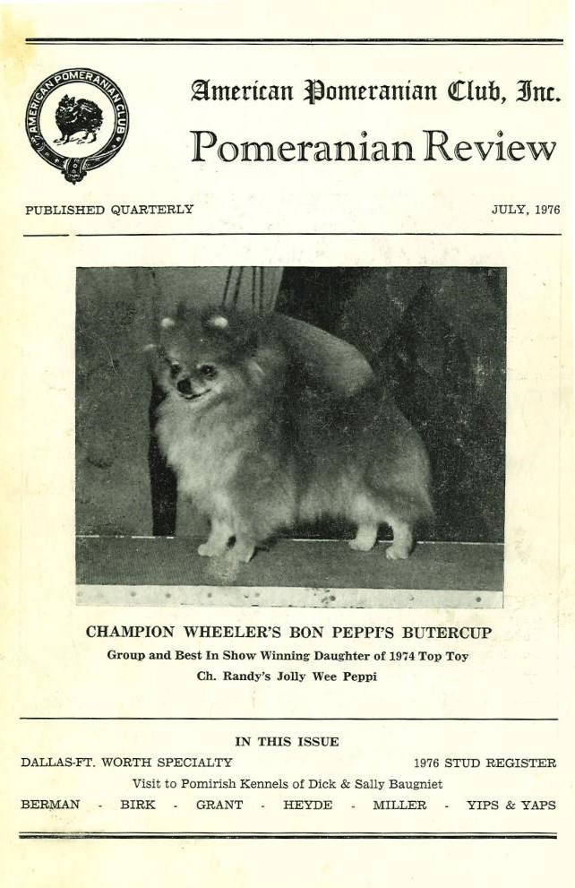 The Pomeranian Review July 1976 