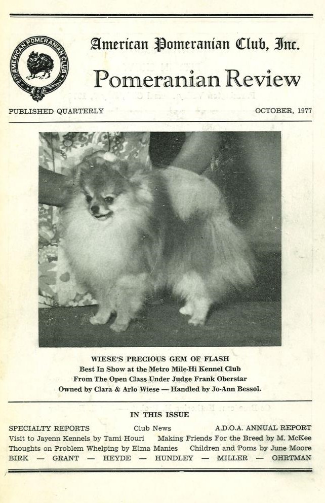 The Pomeranian Review October 1977 