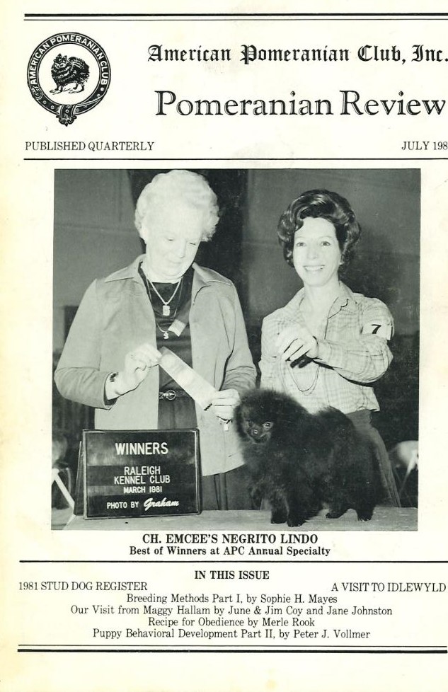 The Pomeranian Review July 1981 
