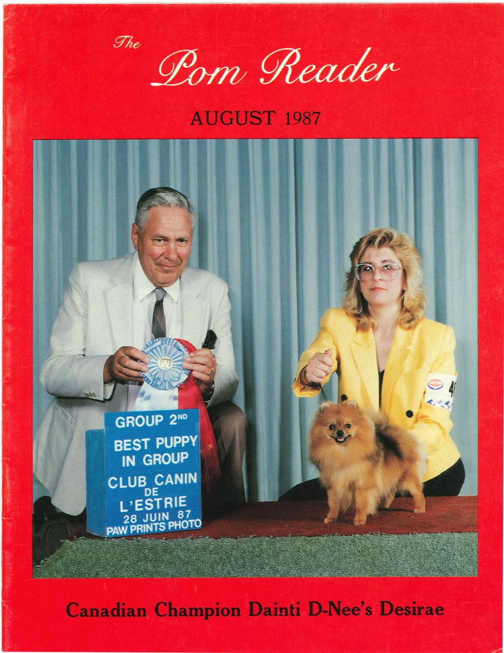 The Pom Reader August 1987 